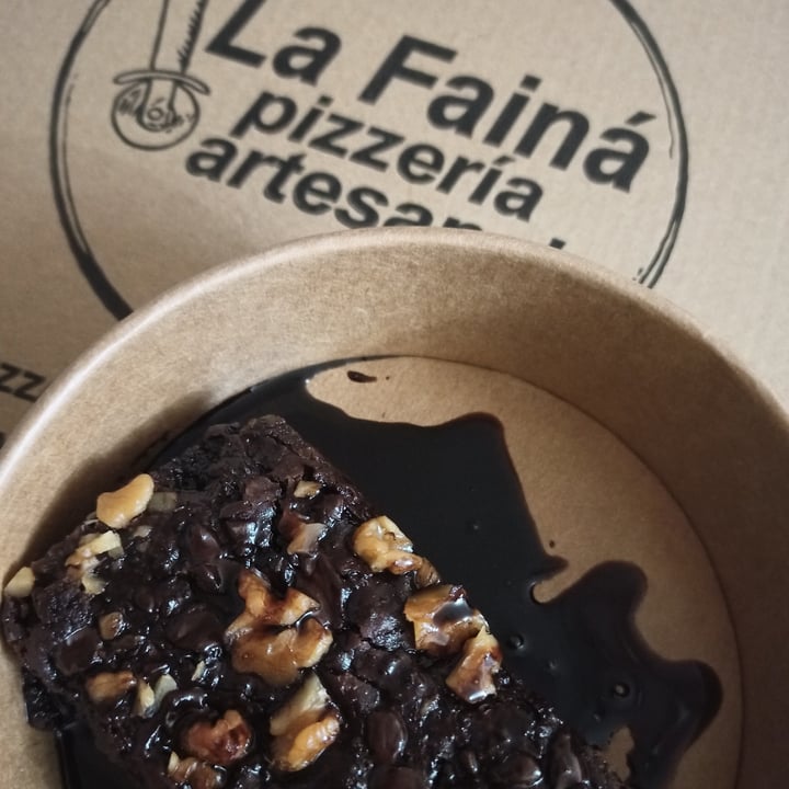 photo of Pizzeria La Fainá Brownie shared by @enniwestt2 on  03 Apr 2021 - review