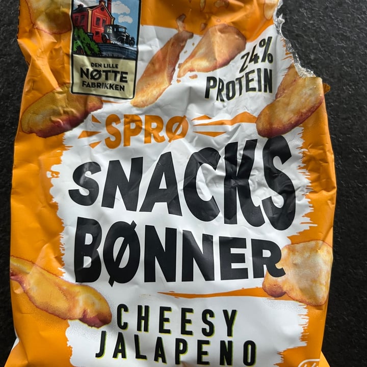 photo of Den lille Nøtte fabrikken snacks bønner cheesy jalapeno shared by @crynorway on  10 Oct 2022 - review