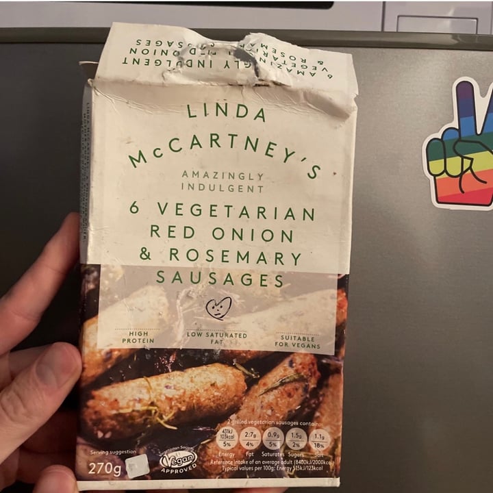 review photo of Linda McCartney's 6 Vegetarian Sausages shared by @pjpumpkinpie on 30 Aug 2021 - review