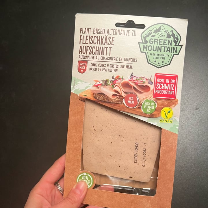 photo of The Green Mountain Fleischkäse Aufschnitt shared by @alessiasoldati on  02 Jan 2023 - review