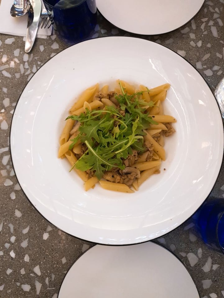 photo of PizzaExpress Omnipork™ Penne Aglio Olio shared by @veggiexplorer on  23 Nov 2019 - review