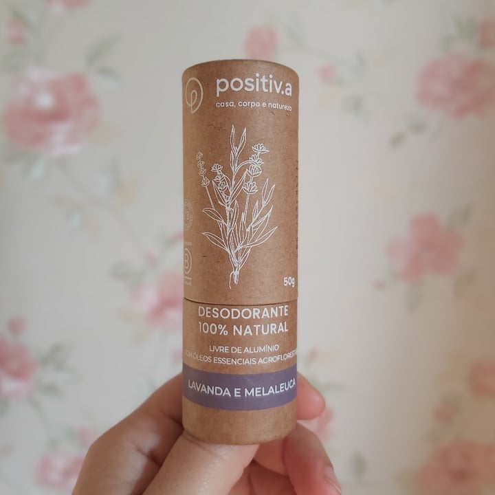 photo of Positiv.a Desodorante Lavanta e Melaleuca shared by @milaloss on  13 Aug 2022 - review
