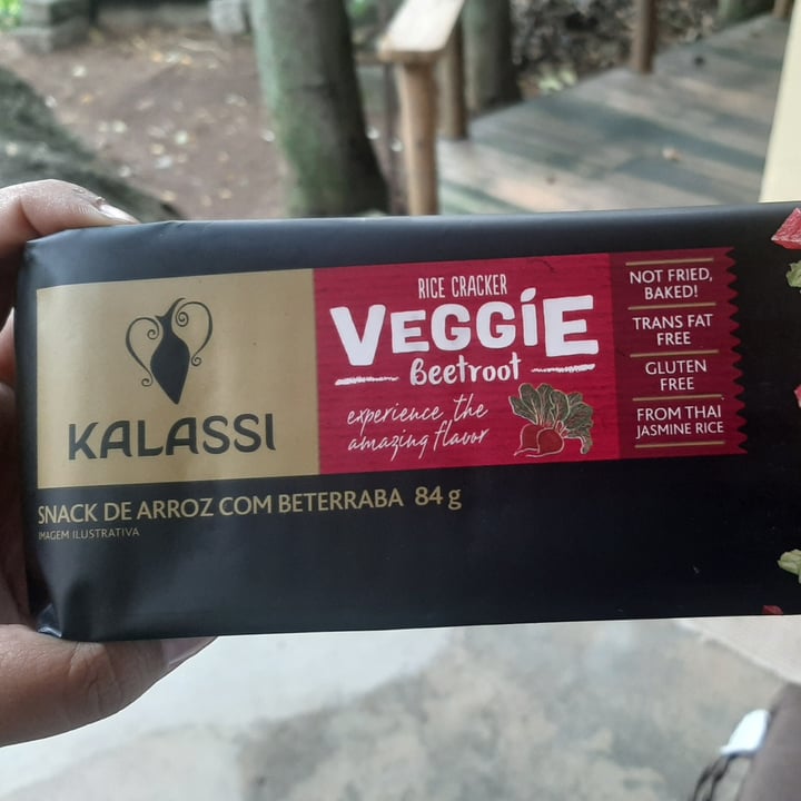 review photo of Kalassi Snack De Arroz Com Beterraba shared by @gabrielabcavalcante on 28 May 2022 - review
