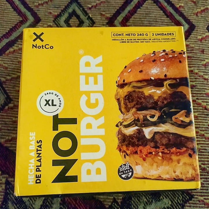 photo of NotCo Not Burger XL shared by @ilyabv on  19 Mar 2021 - review