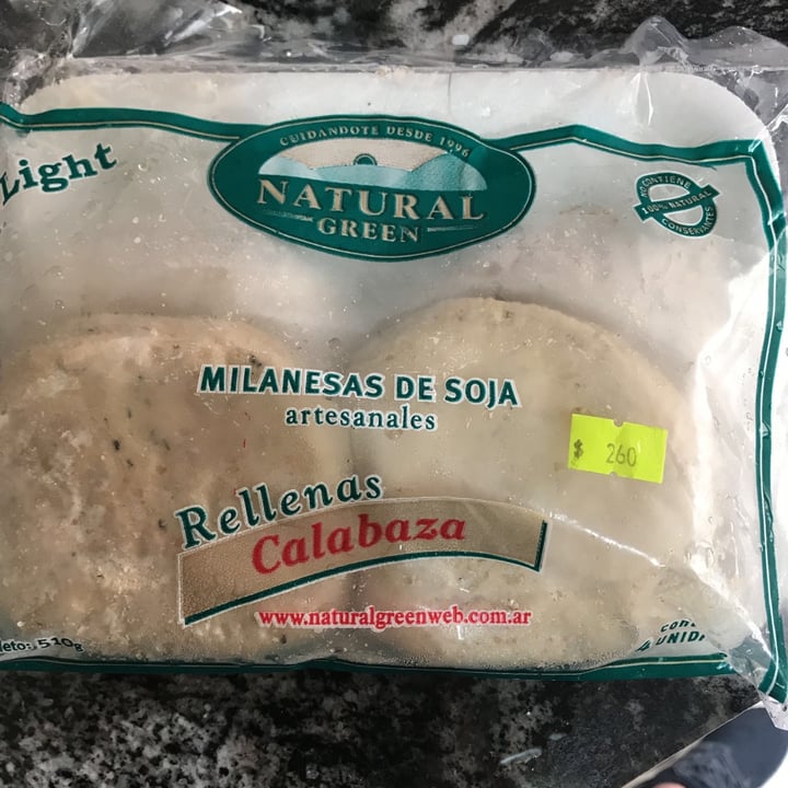 photo of Natural Green Milanesa De Soja Rellenas Calabaza shared by @micabr on  02 Dec 2020 - review