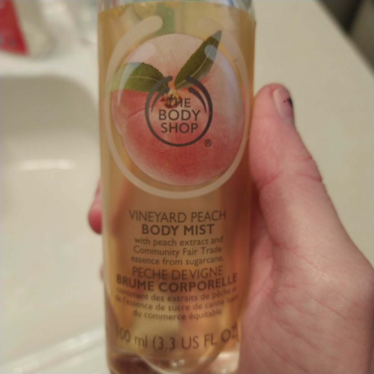 The Body Shop Vineyard Peach Body Mist Reviews abillion