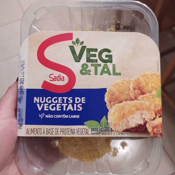 photo of Sadia Nuggets de Vegetais shared by @arianedias on  13 Jul 2021 - review