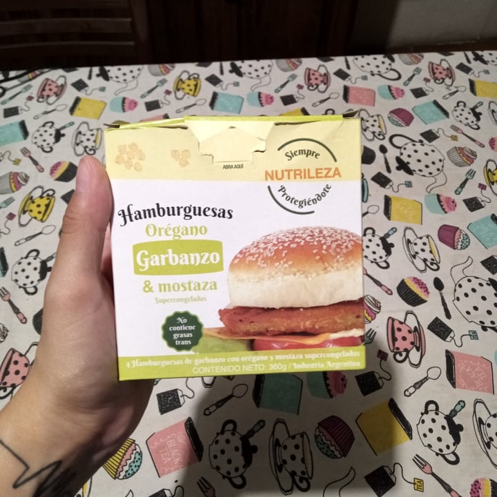 photo of Nutrileza Hamburguesas Orégano, Garbanzo & Mostaza shared by @misosalazar on  04 Feb 2021 - review