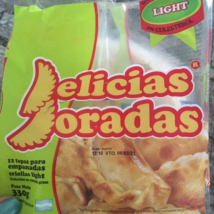 photo of Delicias doradas Tapas para empanadas Light shared by @naylamadrid on  05 Mar 2021 - review