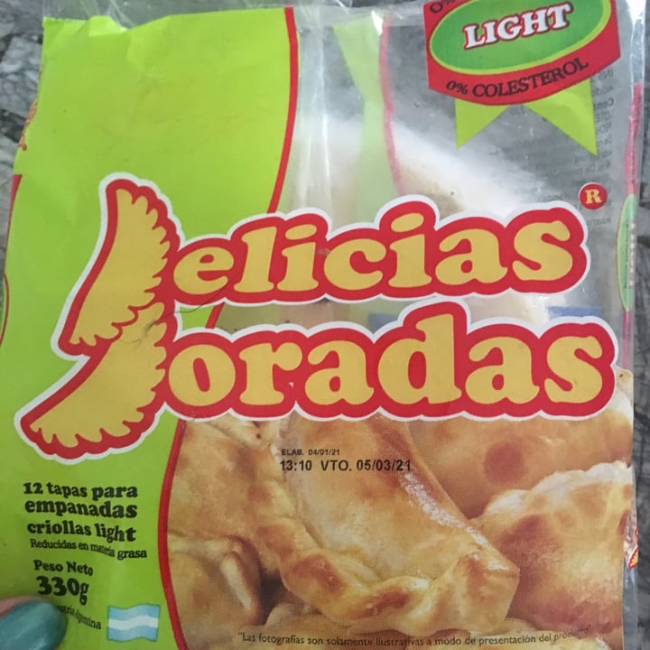 review photo of Delicias doradas Tapas para empanadas Light shared by @naylamadrid on 05 Mar 2021 - review