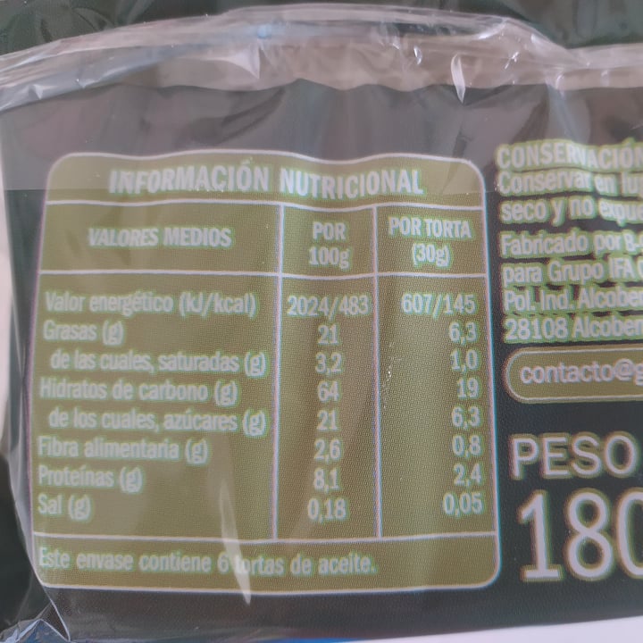 review photo of Ifa eliges Tortas de aceite shared by @nutximichu on 16 Sep 2021 - review