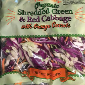 Organic Shredded Green & Red Cabbage with Carrots