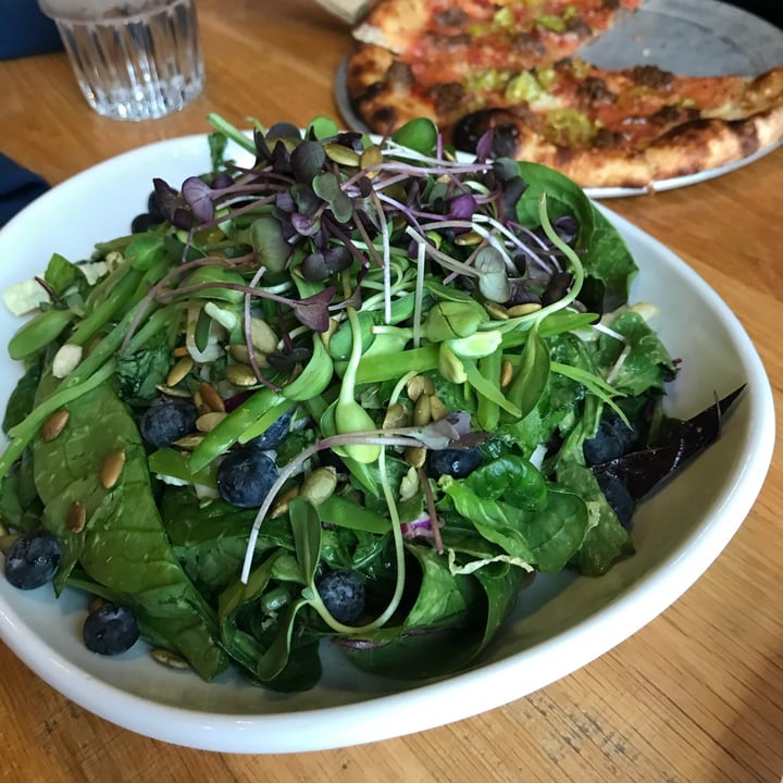 review photo of Harvest Pizzeria Mean green salad shared by @rachelsveganlife on 20 Feb 2022 - review