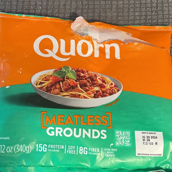 photo of Quorn Meatless and soy free grounds shared by @shiamoreno65 on  04 Oct 2022 - review