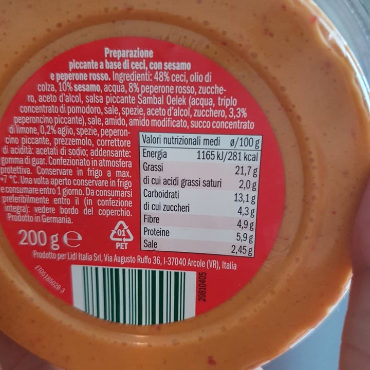 review photo of My Best Veggie Hummus Piccante shared by @mattind on 11 Jun 2022 - review