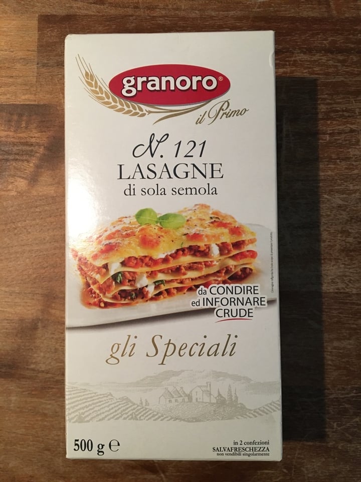 photo of Granoro Lasagna shared by @rifugiomiletta on  12 Feb 2020 - review