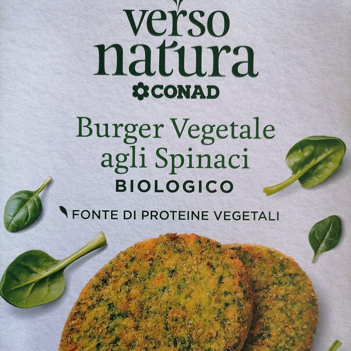 photo of Verso Natura Conad Veg Burger Vegetali agli Spinaci shared by @prosperity on  13 Sep 2022 - review