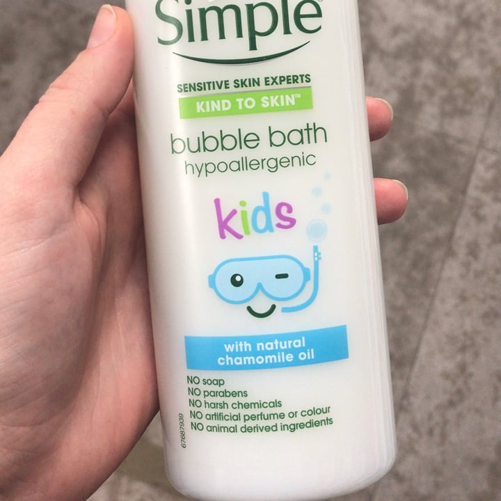 photo of Simple Hypoallergenic Bath Foam shared by @staceysnacks on  11 Nov 2020 - review