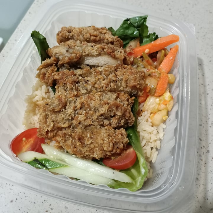 photo of Rice House Vegetarian Chicken Cutlet Rice shared by @yamspotatoes on  29 Jul 2020 - review