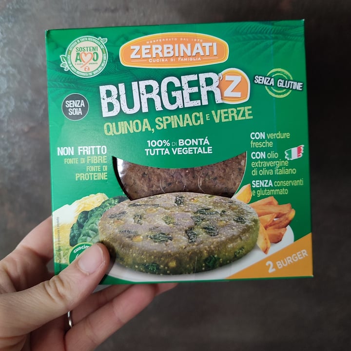 photo of Zerbinati Burgerz Quinoa Spinaci e Verze shared by @guancine on  15 Apr 2022 - review