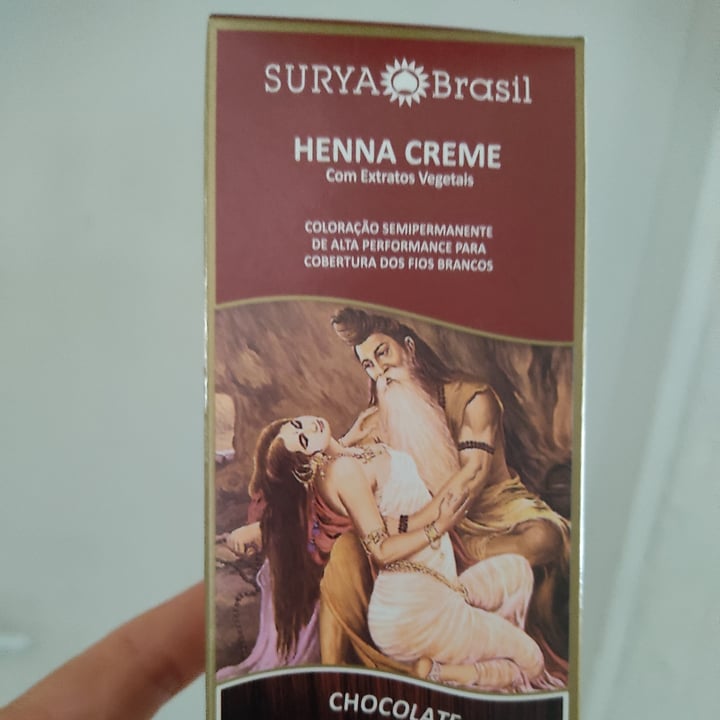 photo of Creme Coloração Henna Surya Henna shared by @lianesoares on  18 Jul 2021 - review