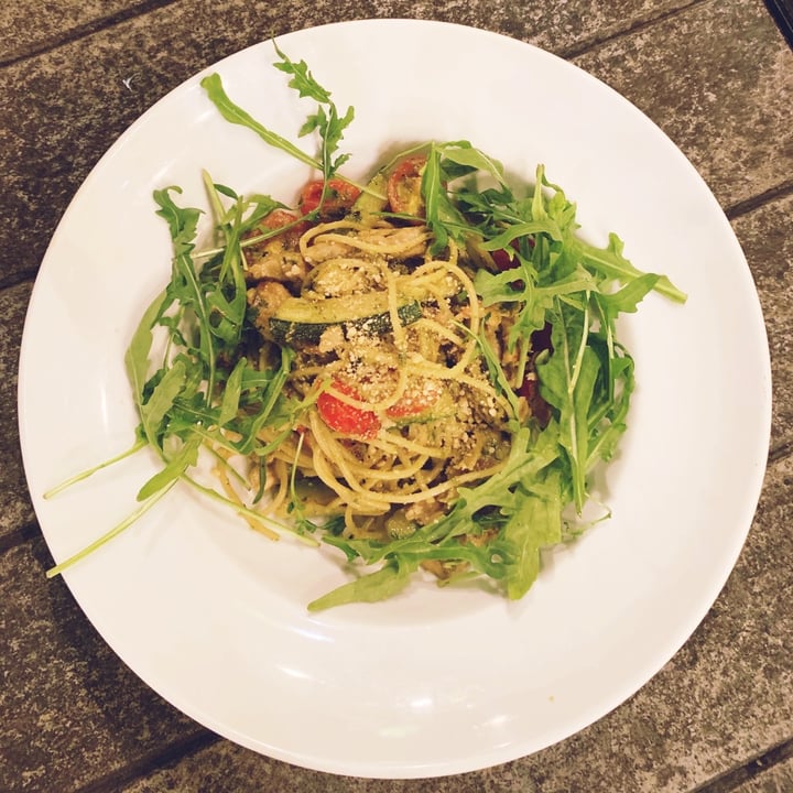 photo of Privé Asian Civilisations Museum Spaghetti with Pesto Heura ‘Chicken’ shared by @lasithalokuge on  16 Feb 2020 - review