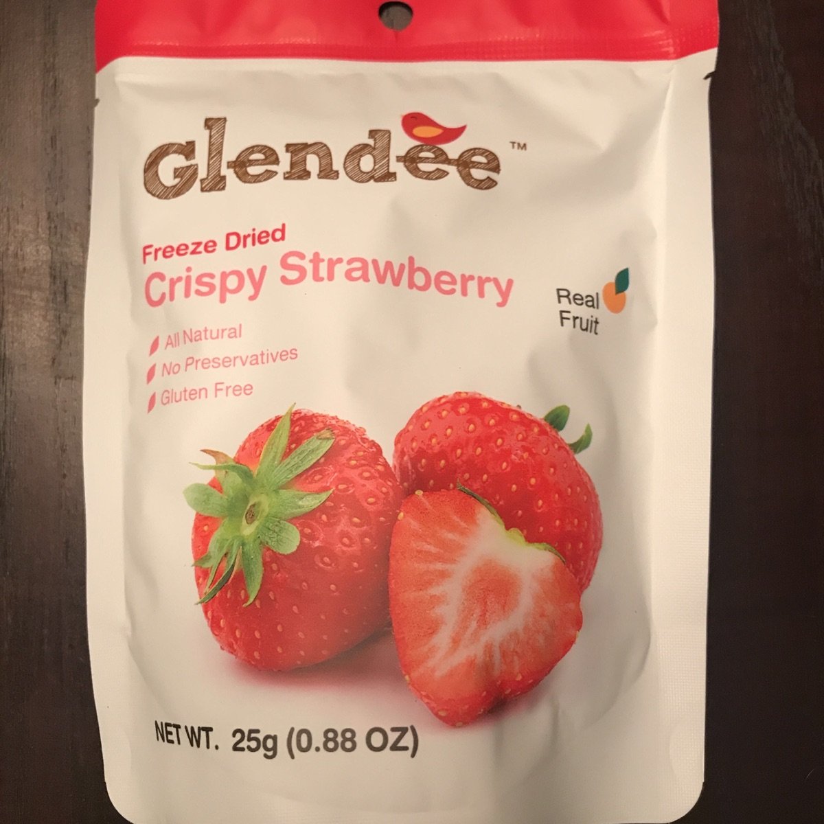 Freeze dried Crispy Strawberry from Glendee - Vegan Product Reviews ...