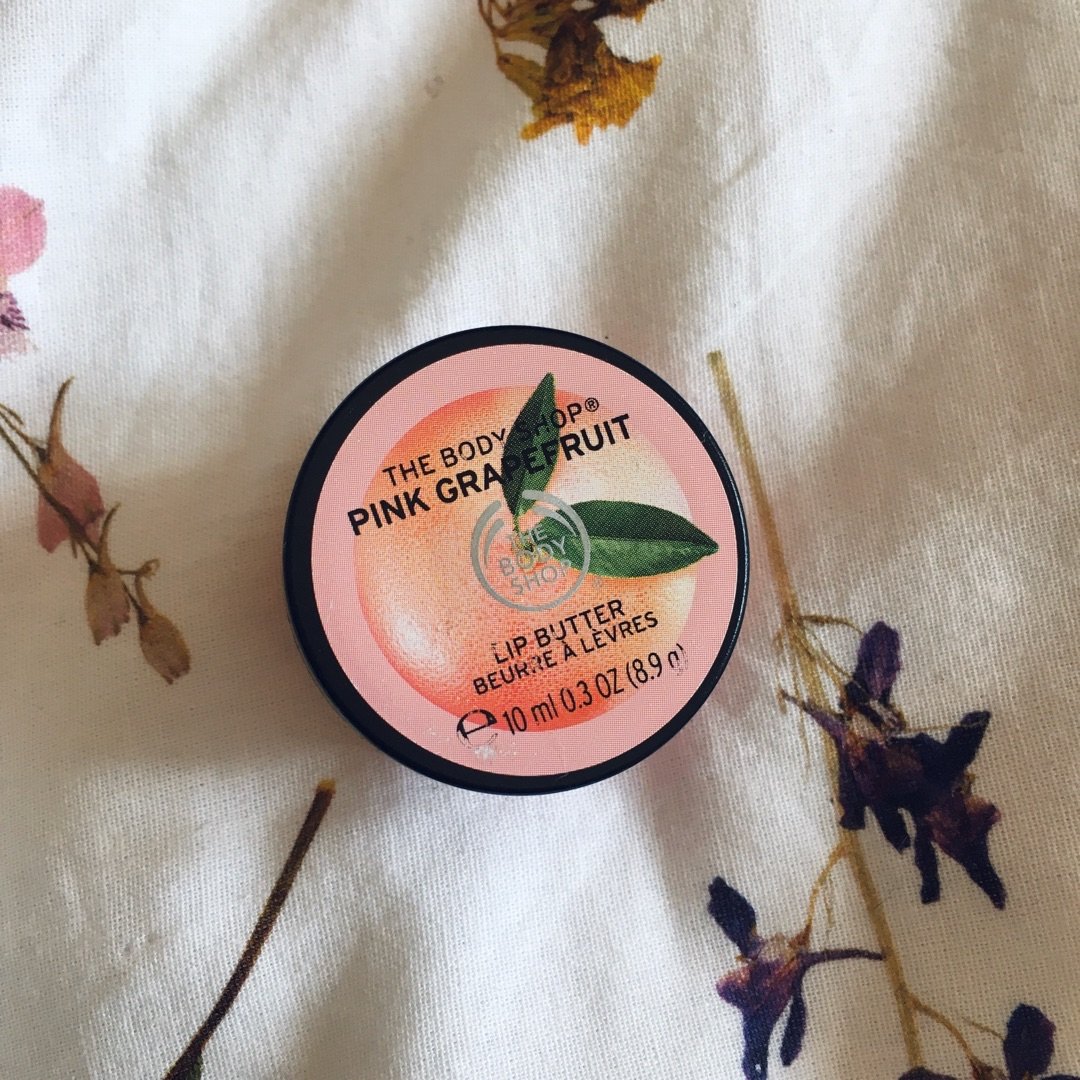 Pink Grapefruit Lip Butter, 0.3 Ounce - The Body Shop