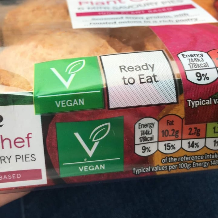 photo of Tesco Plant Chef Mini Pork Pies shared by @fruitbear on  05 Jul 2021 - review