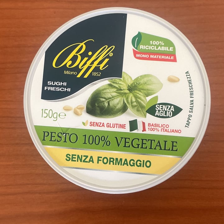 photo of Biffi Pesto 100% Vegetale Senza Formaggio shared by @baccofdl on  25 Mar 2022 - review