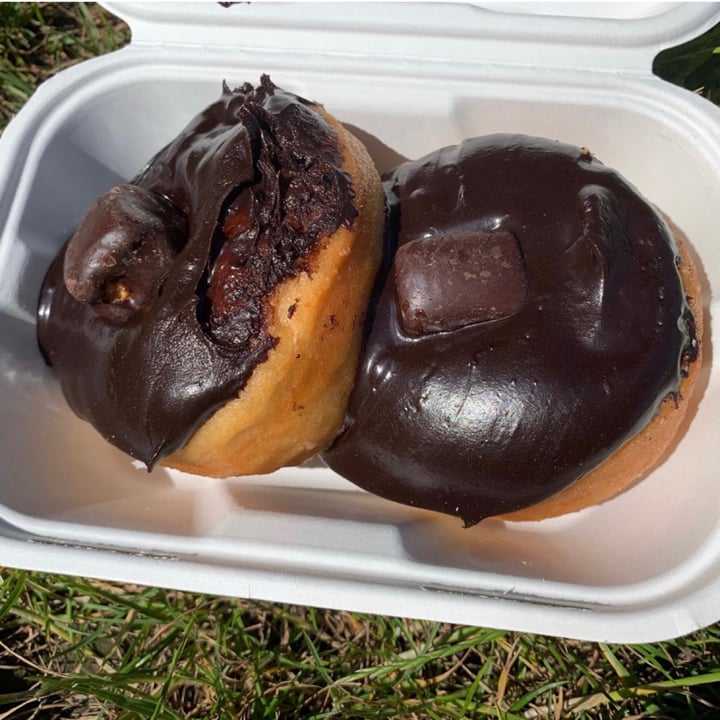 photo of Glazed - Next Level Donuts And Coffee Choc Donut shared by @vegpledge on  23 Jun 2021 - review