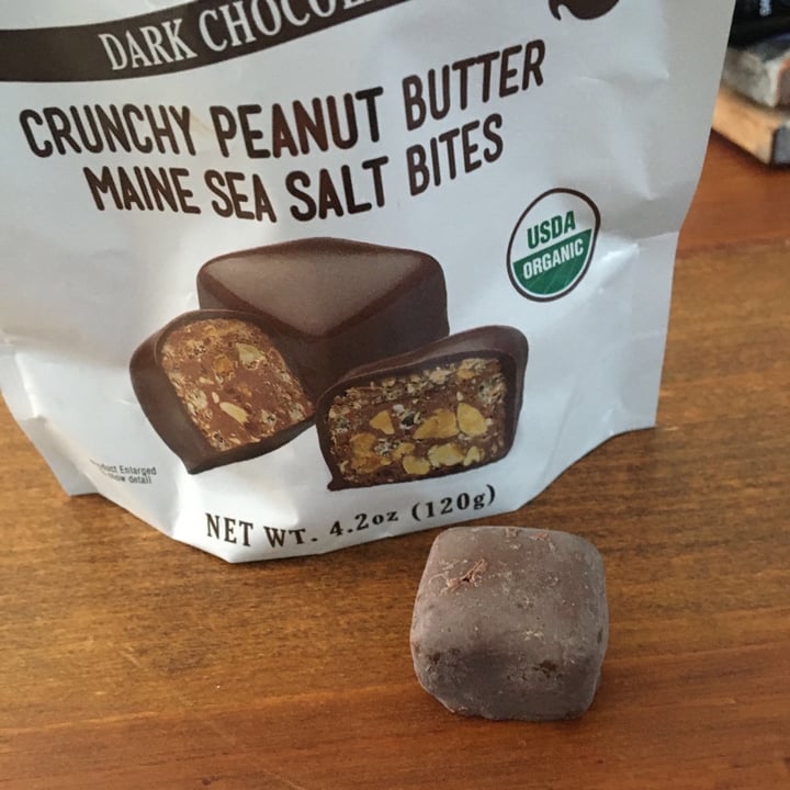 photo of Bixby & co Crunchy Peanut Butter Maine Sea Salt Bites shared by @ggsovegan on  01 Nov 2019 - review