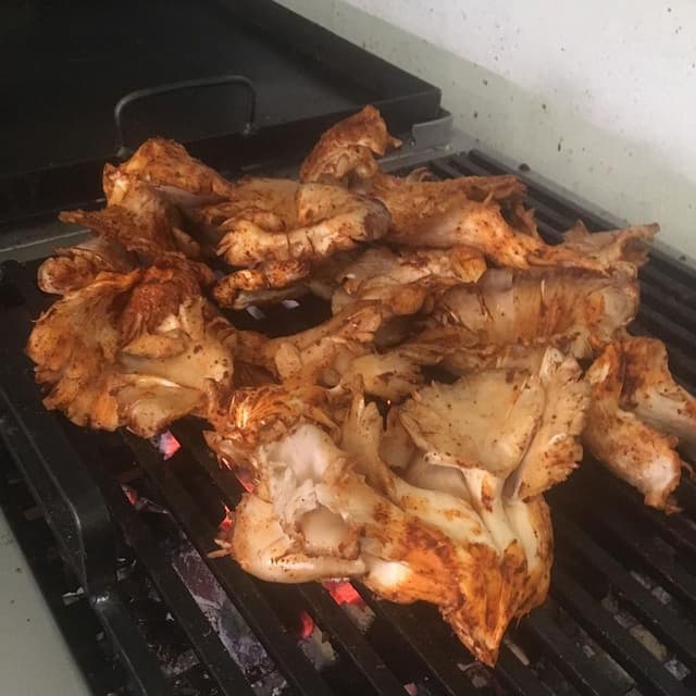 Photo of the dish “Setas a la parrilla”