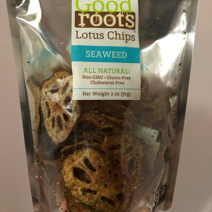 photo of Good Roots Lotus chips Seaweed shared by @korieander on  24 Sep 2020 - review