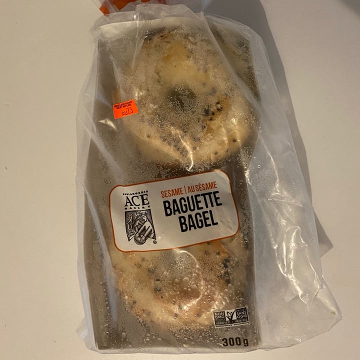 review photo of Ace Bakery Baquette Bagel – Sesame shared by @misshappe on 30 Aug 2021 - review