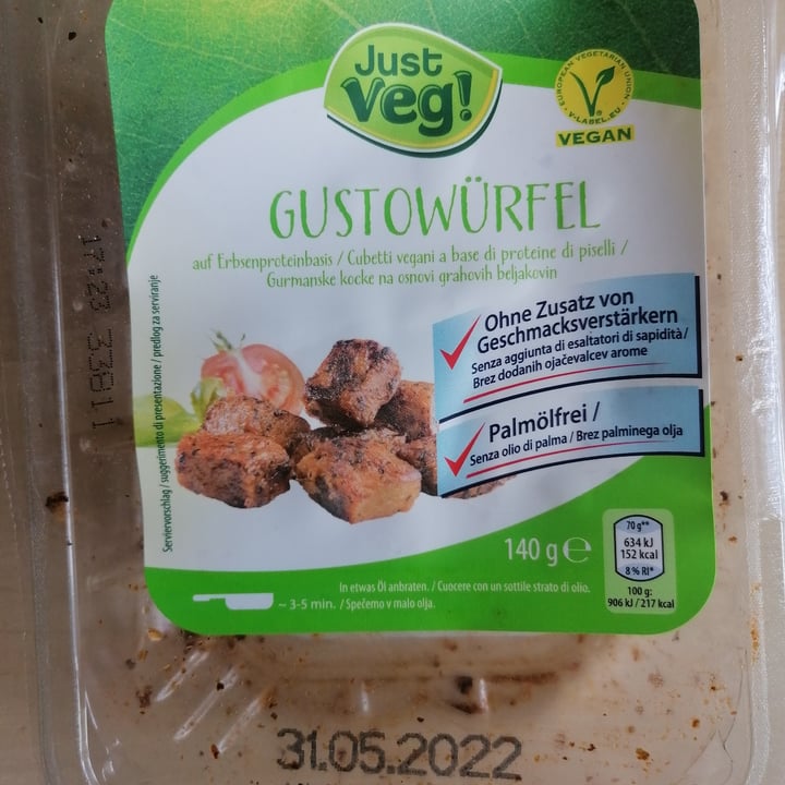 photo of Just Veg! (ALDI Italy) GustoWörfel shared by @giulsmarino on  10 Jun 2022 - review