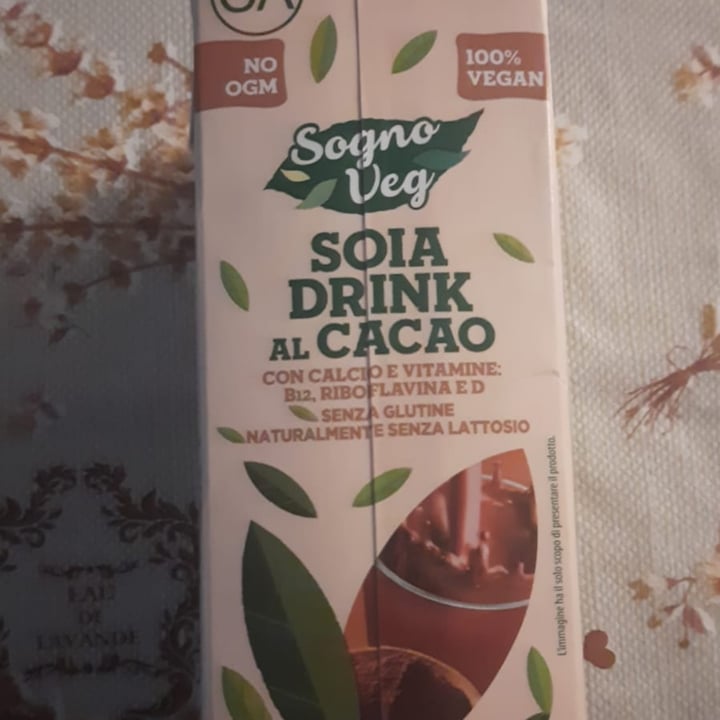 photo of Sogno veg Latte di soia al cacao shared by @lenavegan3646 on  27 Aug 2022 - review