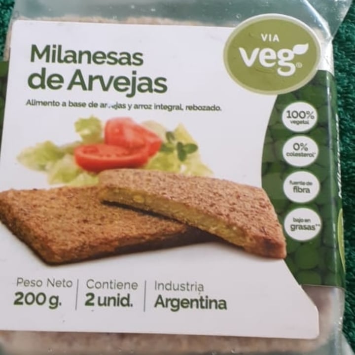 photo of Via Veg Milanesa Arvejas shared by @mausivegana on  26 Aug 2020 - review