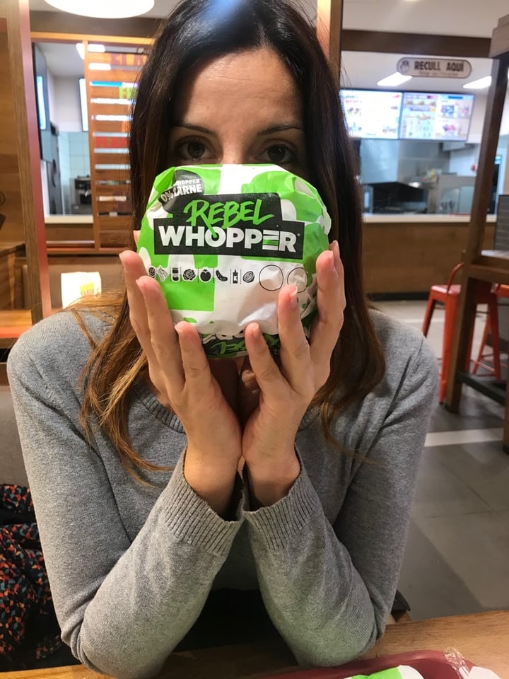 photo of Burger King Hamburguesa veg Rebel whopper shared by @cristigrafia on  22 Nov 2019 - review
