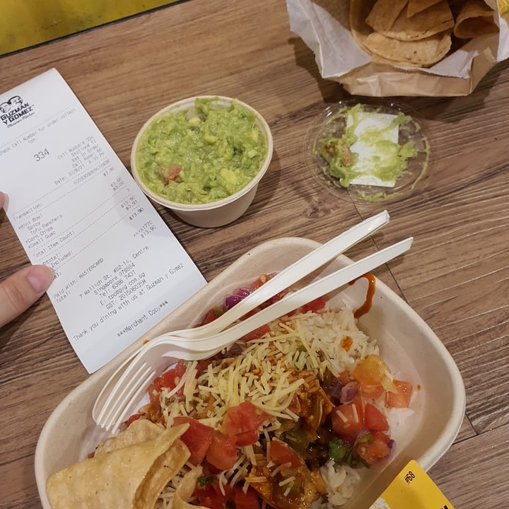 review photo of Guzman Y Gomez - Tanjong Pagar Centre Vegan Burrito Bowl With Tofu Ranchero shared by @aerialponic on 05 Sep 2021 - review