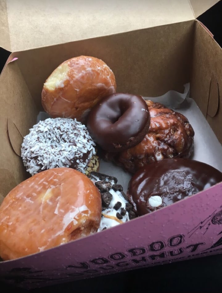 photo of Voodoo Doughnut Random doughnuts shared by @katiewink on  06 Aug 2018 - review