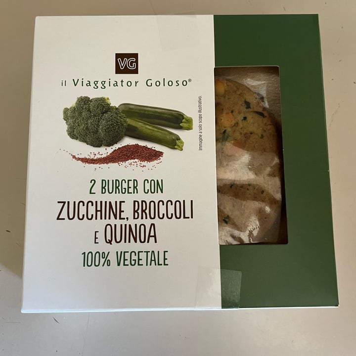 photo of Il Viaggiator Goloso 2 burger con zucchine broccoli e quinoa shared by @ninacav on  17 Sep 2022 - review