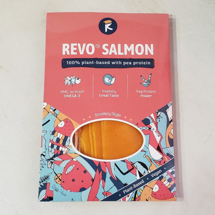 photo of Revo Foods Revo Salmon shared by @gaiatodisco on  15 Sep 2022 - review