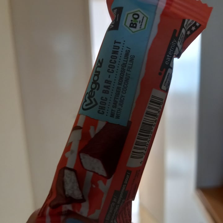 photo of Veganz Choc Bar Coconut shared by @sarahsarinha on  20 Oct 2021 - review