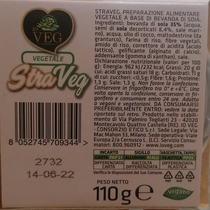 photo of ioVEG StraVeg shared by @letiverelli on  27 Apr 2022 - review
