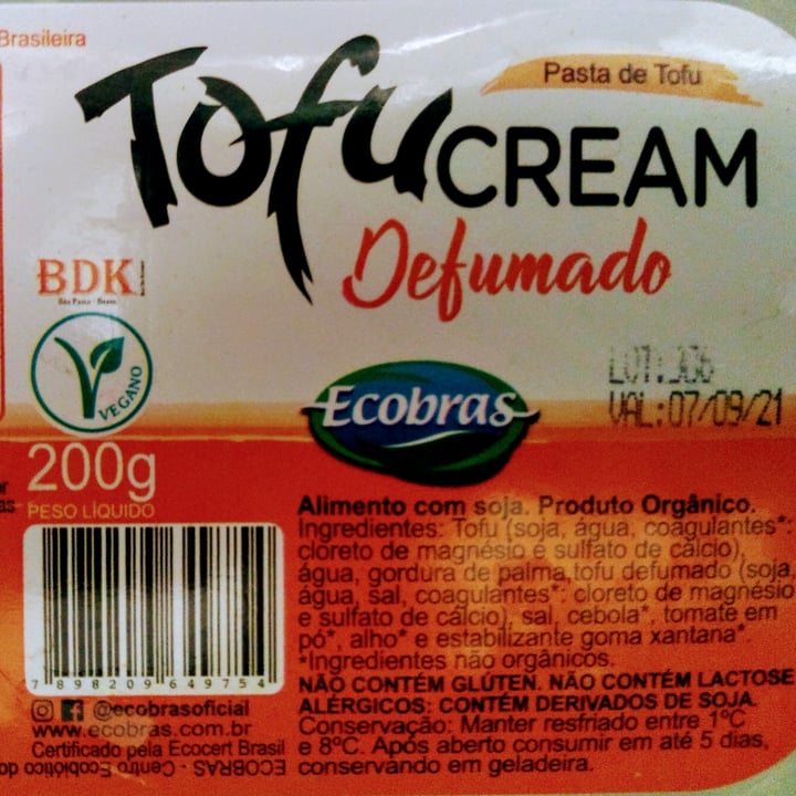 photo of Ecobras Pasta de Tofu (Tofu cream) shared by @abl on  14 Jul 2021 - review