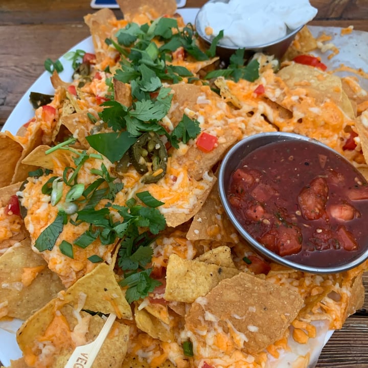 review photo of Beertown Public House Burlington Vegan Classic Nachos shared by @msveganwarrior on 11 Nov 2021 - review
