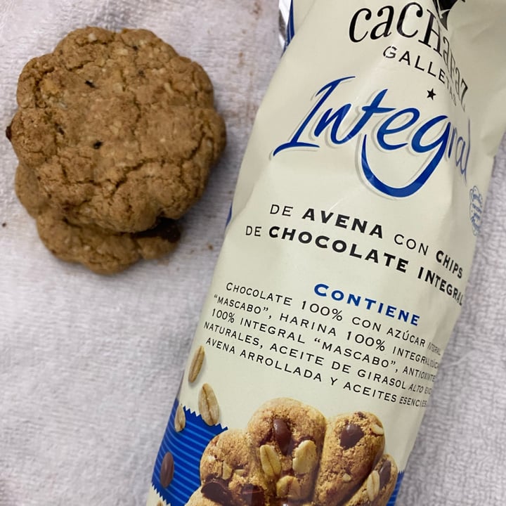 photo of Cachafaz Galletas Integral De Avena Con Chips De Chocolate shared by @paulazappelli on  20 Jun 2022 - review