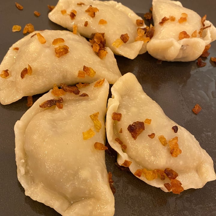 photo of Karmnik Restaurant dumplings with sour cabbage and mushroom stuffing shared by @alecann on  28 Aug 2022 - review