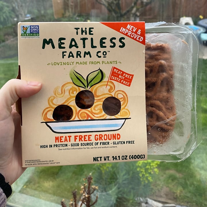 photo of Meatless Farm Meat Free Ground shared by @knorthway on  29 Mar 2022 - review